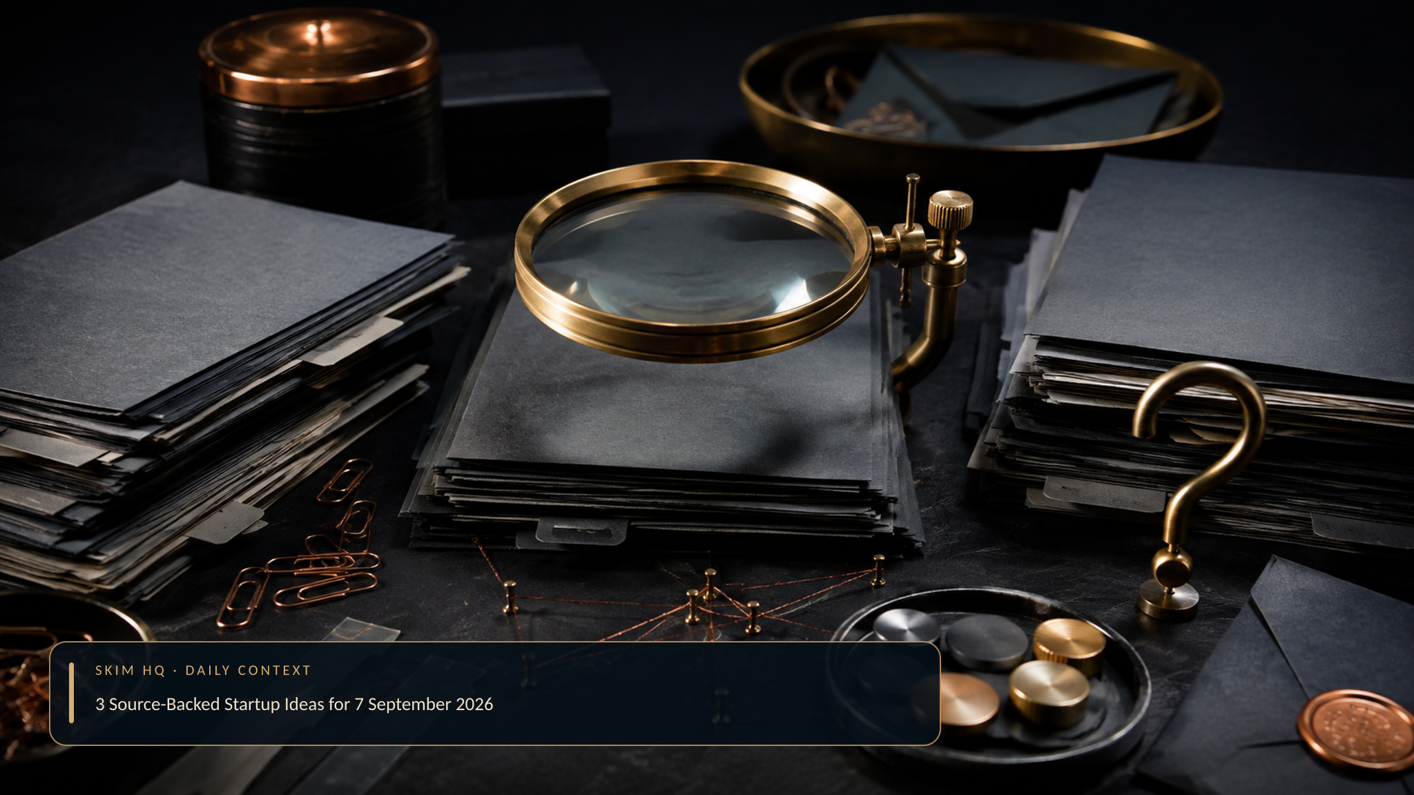 3 Source-Backed Startup Ideas for 7 September 2026 — contextual editorial image 1