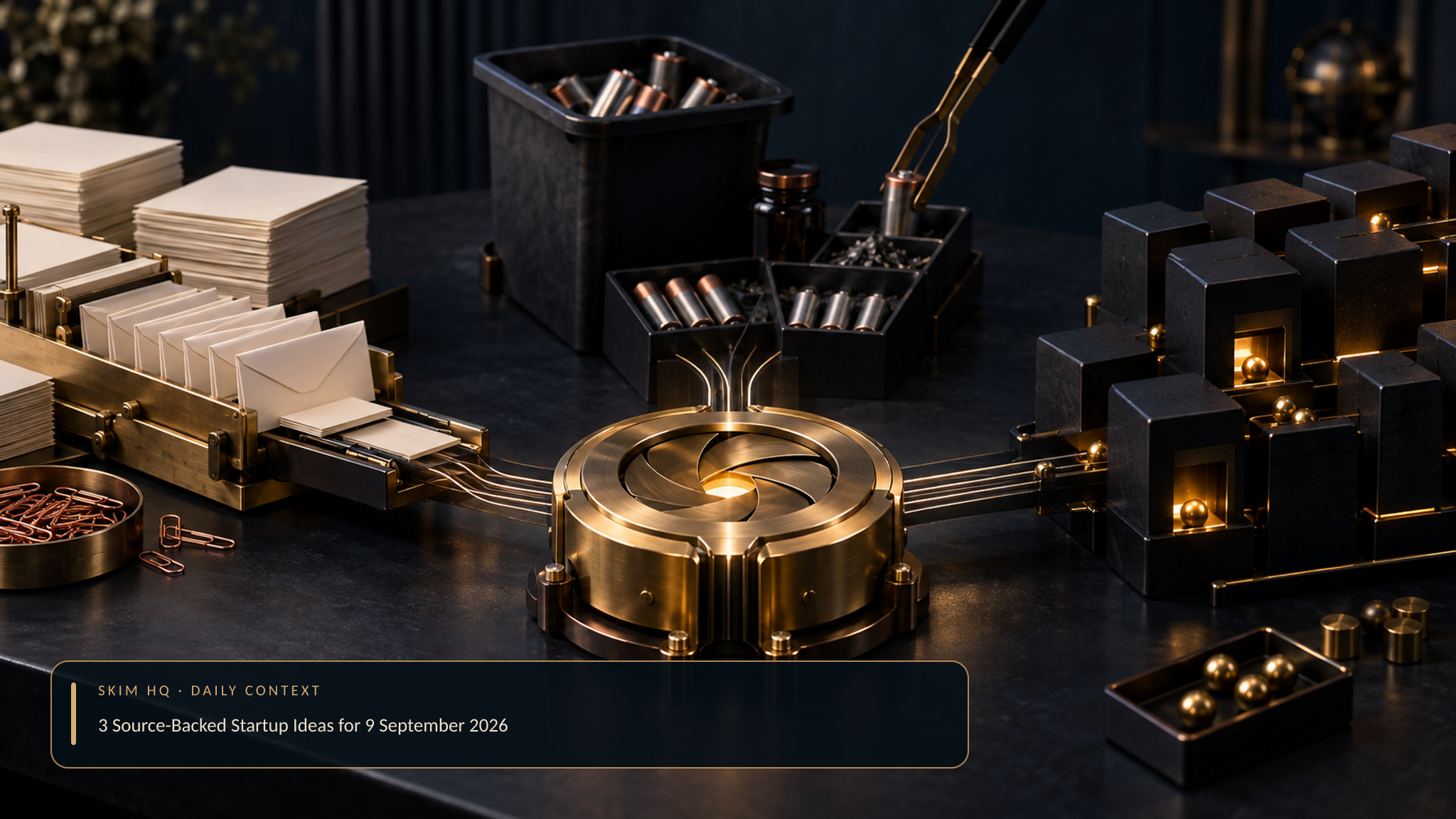 3 Source-Backed Startup Ideas for 9 September 2026 — contextual editorial image 1